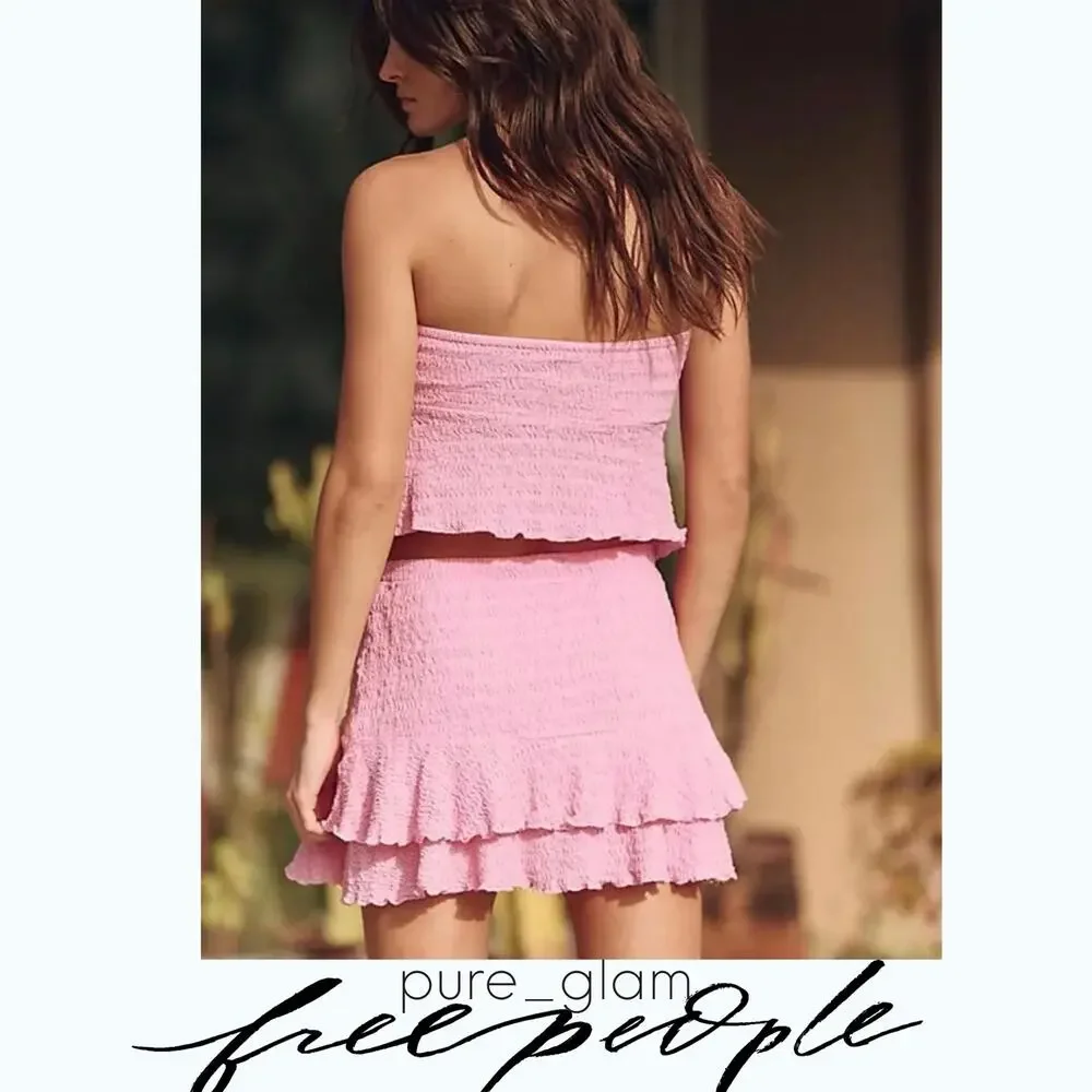 Free People skirt set summer